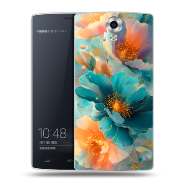 Силиконовый чехол на Homtom HT7 с принтом Цветы Силиконовый чехол на Homtom HT7 с принтом Цветы