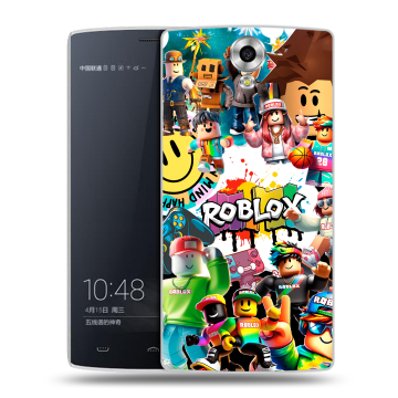 Силиконовый чехол на Homtom HT7 с принтом Roblox Роблокс