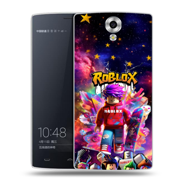 Силиконовый чехол на Homtom HT7 с принтом Roblox Роблокс