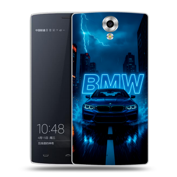 Силиконовый чехол на Homtom HT7 с принтом BMW БМВ