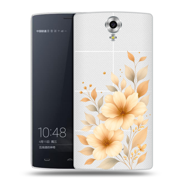 Силиконовый чехол на Homtom HT7 с принтом для девушки