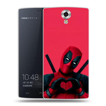 Силиконовый чехол на Homtom HT7 с принтом Дедпул Deadpool Силиконовый чехол на Homtom HT7 с принтом Дедпул Deadpool