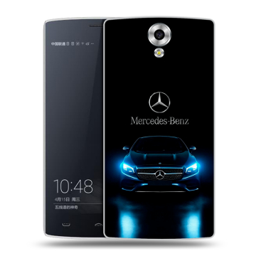 Силиконовый чехол на Homtom HT7 с принтом Mercedes Мерседес