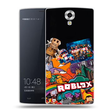 Силиконовый чехол на Homtom HT7 с принтом Roblox Роблокс
