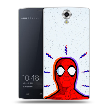 Силиконовый чехол на Homtom HT7 с принтом Spiderman Человек паук