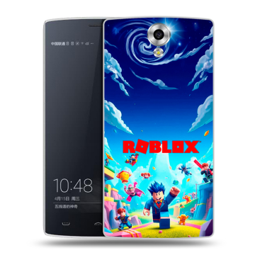 Силиконовый чехол на Homtom HT7 с принтом Roblox Роблокс Силиконовый чехол на Homtom HT7 с принтом Roblox Роблокс
