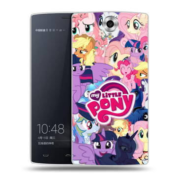 Силиконовый чехол на Homtom HT7 с принтом My little pony Дружба чудо
