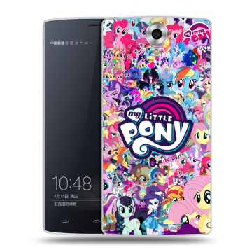 Силиконовый чехол на Homtom HT7 с принтом My little pony Дружба чудо Силиконовый чехол на Homtom HT7 с принтом My little pony Дружба чудо