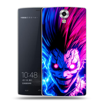 Силиконовый чехол на Homtom HT7 с принтом Death note Тетрадь смерти