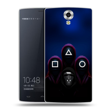 Силиконовый чехол на Homtom HT7 с принтом Игра Кальмара