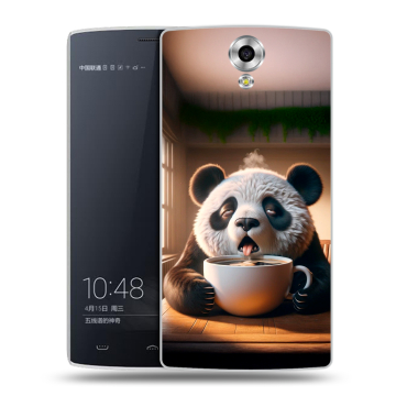 Силиконовый чехол на Homtom HT7 с принтом смешная панда Силиконовый чехол на Homtom HT7 с принтом смешная панда