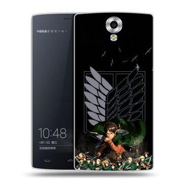 Силиконовый чехол на Homtom HT7 с принтом Атака титанов Силиконовый чехол на Homtom HT7 с принтом Атака титанов