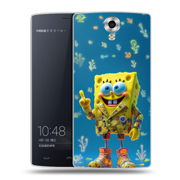 Силиконовый чехол на Homtom HT7 с принтом Спанч боб Спанчбоб Силиконовый чехол на Homtom HT7 с принтом Спанч боб Спанчбоб