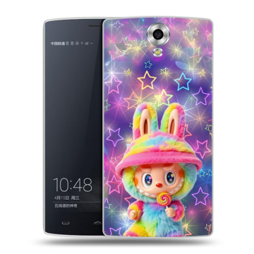 Силиконовый чехол на Homtom HT7 с принтом Labubu Лабубу