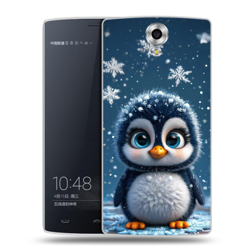 Силиконовый чехол на Homtom HT7 с принтом Новый год