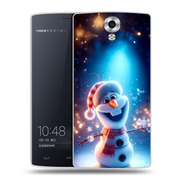 Силиконовый чехол на Homtom HT7 с принтом Новый год