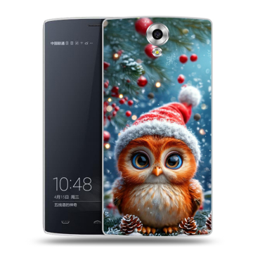 Силиконовый чехол на Homtom HT7 с принтом Новый год