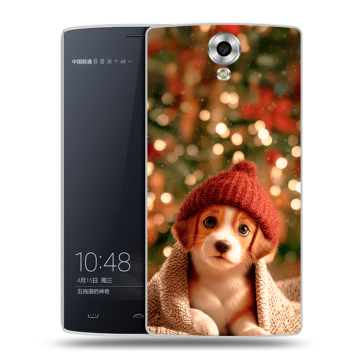Силиконовый чехол на Homtom HT7 с принтом Новый год