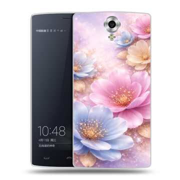 Силиконовый чехол на Homtom HT7 с принтом женский Силиконовый чехол на Homtom HT7 с принтом женский