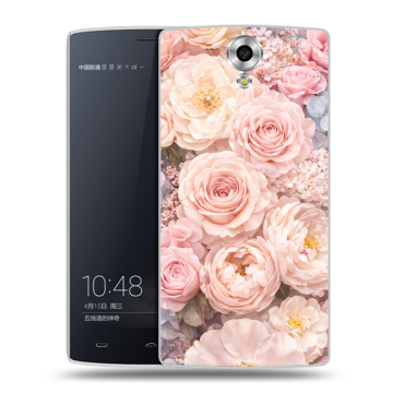 Силиконовый чехол на Homtom HT7 с принтом женский Силиконовый чехол на Homtom HT7 с принтом женский