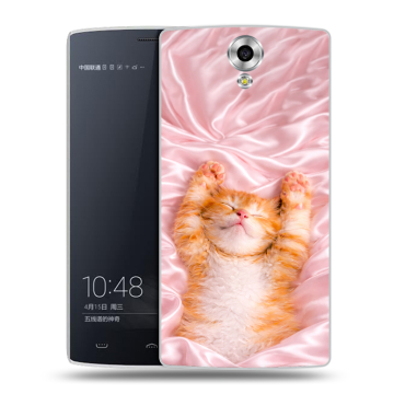 Силиконовый чехол на Homtom HT7 с принтом женский Силиконовый чехол на Homtom HT7 с принтом женский