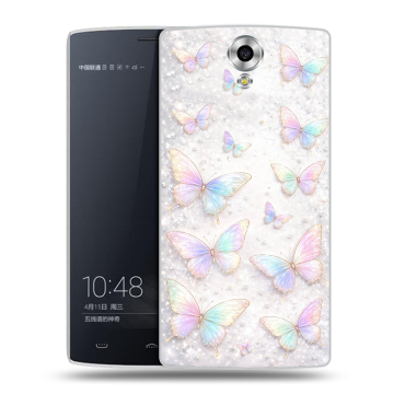 Силиконовый чехол на Homtom HT7 с принтом женский Силиконовый чехол на Homtom HT7 с принтом женский
