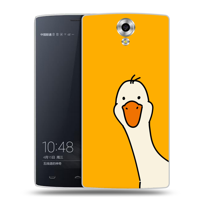 Силиконовый чехол на Homtom HT7 с принтом Утка Силиконовый чехол на Homtom HT7 с принтом Утка
