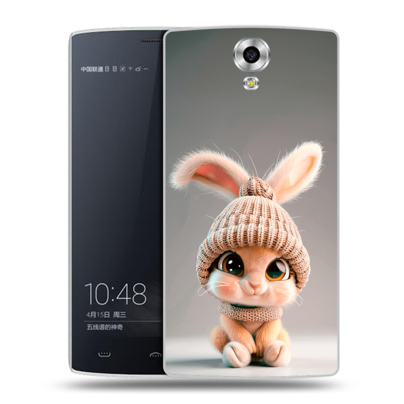 Силиконовый чехол на Homtom HT7 с принтом Кролик Силиконовый чехол на Homtom HT7 с принтом Кролик