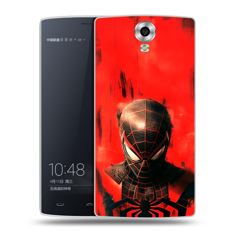 Силиконовый чехол на Homtom HT7 с принтом человек паук spiderman Силиконовый чехол на Homtom HT7 с принтом человек паук spiderman