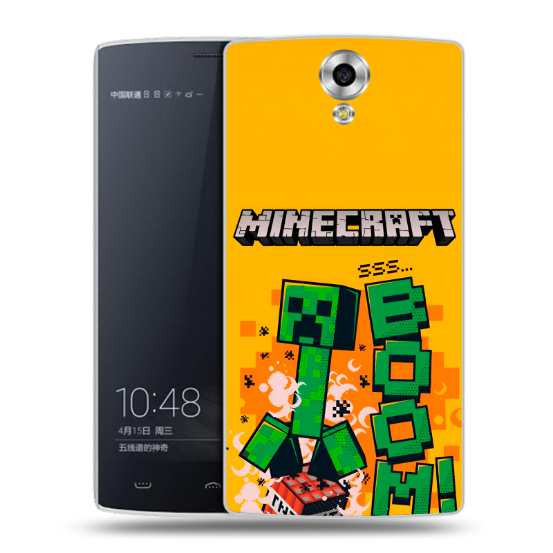 Силиконовый чехол на Homtom HT7 с принтом Майнкрафт Minecraft Силиконовый чехол на Homtom HT7 с принтом Майнкрафт Minecraft