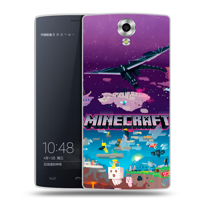 Силиконовый чехол на Homtom HT7 с принтом Майнкрафт Minecraft Силиконовый чехол на Homtom HT7 с принтом Майнкрафт Minecraft