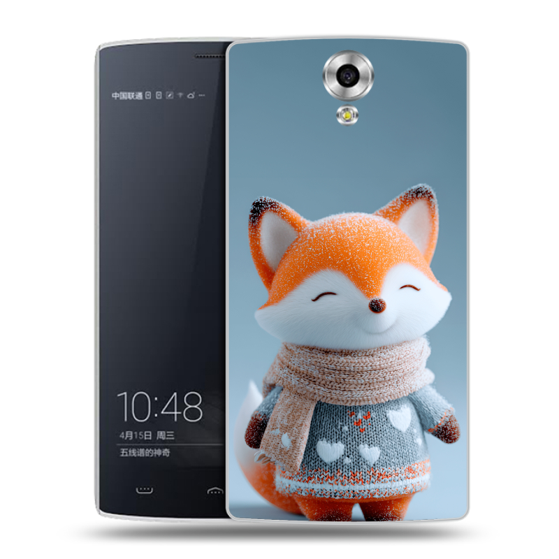 Силиконовый чехол на Homtom HT7 с принтом Лиса Силиконовый чехол на Homtom HT7 с принтом Лиса