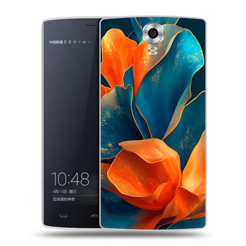 Силиконовый чехол на Homtom HT7 с принтом Цветы Силиконовый чехол на Homtom HT7 с принтом Цветы