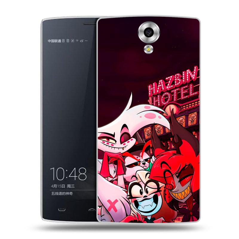 Силиконовый чехол на Homtom HT7 с принтом Hazbin Hotel Отель Хазбин Силиконовый чехол на Homtom HT7 с принтом Hazbin Hotel Отель Хазбин