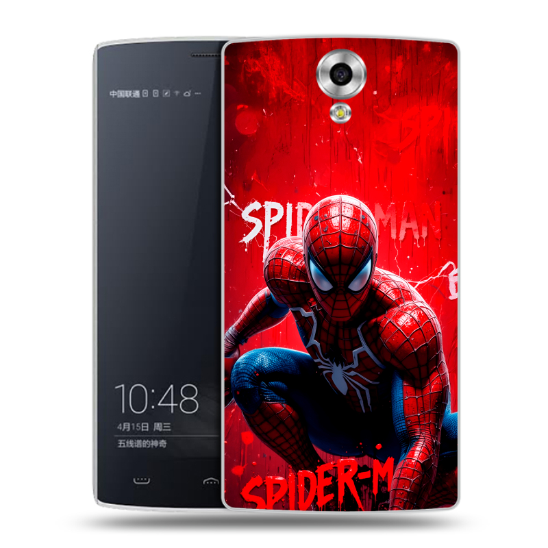 Силиконовый чехол на Homtom HT7 с принтом Spiderman Человек паук Силиконовый чехол на Homtom HT7 с принтом Spiderman Человек паук