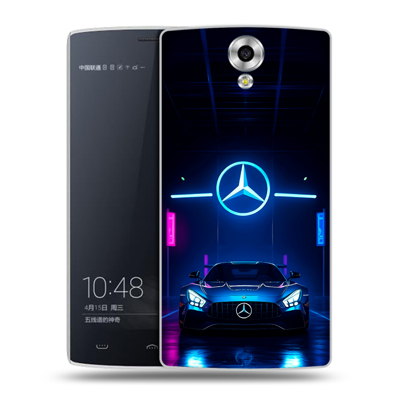 Силиконовый чехол на Homtom HT7 с принтом Mercedes Мерседес Силиконовый чехол на Homtom HT7 с принтом Mercedes Мерседес