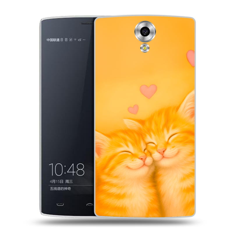 Силиконовый чехол на Homtom HT7 с принтом Милые котята Силиконовый чехол на Homtom HT7 с принтом Милые котята