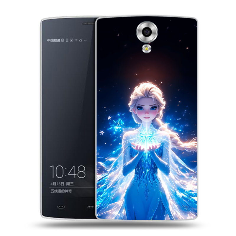 Силиконовый чехол на Homtom HT7 с принтом Холодное сердце Frozen Силиконовый чехол на Homtom HT7 с принтом Холодное сердце Frozen
