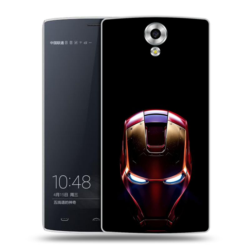 Силиконовый чехол на Homtom HT7 с принтом IronMan Железный человек Силиконовый чехол на Homtom HT7 с принтом IronMan Железный человек