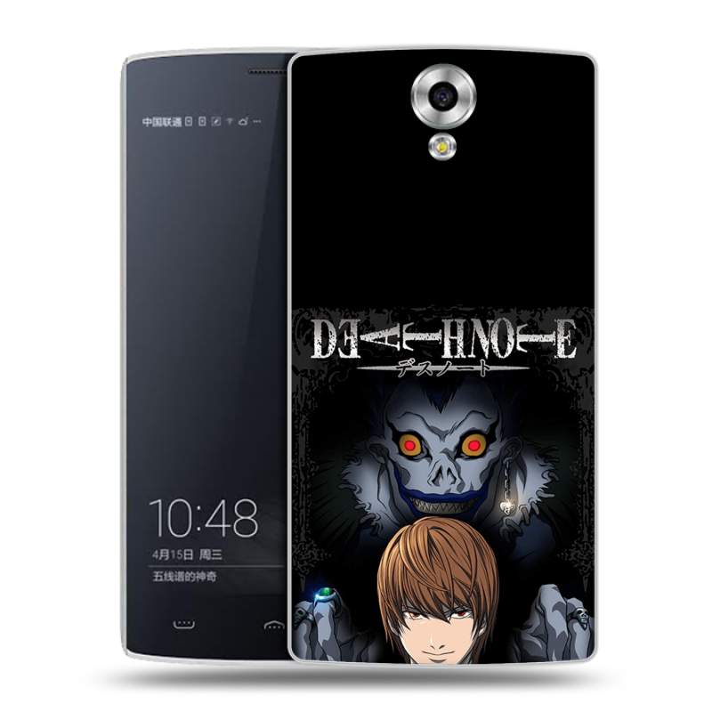 Силиконовый чехол на Homtom HT7 с принтом Death note Тетрадь смерти Силиконовый чехол на Homtom HT7 с принтом Death note Тетрадь смерти