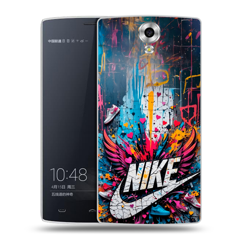 Силиконовый чехол на Homtom HT7 с принтом Nike Найк Силиконовый чехол на Homtom HT7 с принтом Nike Найк