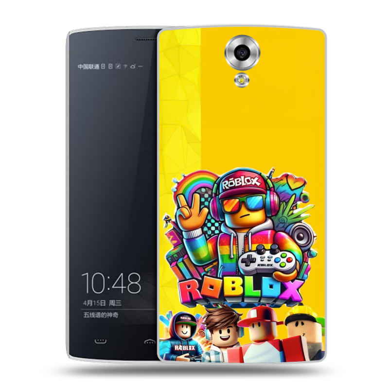 Силиконовый чехол на Homtom HT7 с принтом Roblox Роблокс Силиконовый чехол на Homtom HT7 с принтом Roblox Роблокс