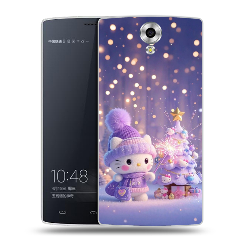 Силиконовый чехол на Homtom HT7 с принтом Новый год Силиконовый чехол на Homtom HT7 с принтом Новый год