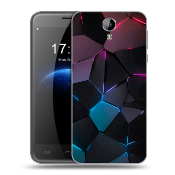 Силиконовый чехол на Homtom HT3 с принтом Геометрия неона Силиконовый чехол на Homtom HT3 с принтом Геометрия неона