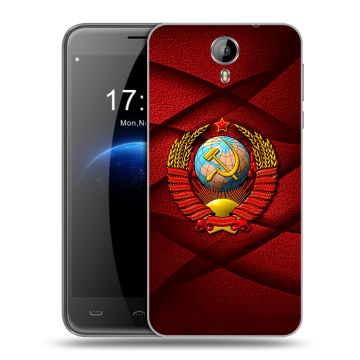 Силиконовый чехол на Homtom HT3 с принтом Герб СССР Силиконовый чехол на Homtom HT3 с принтом Герб СССР