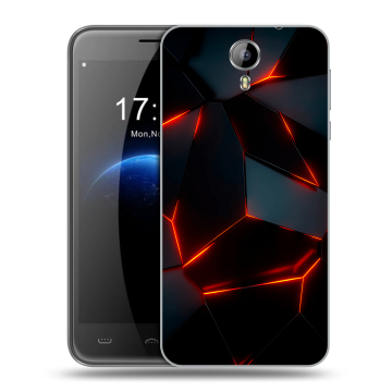 Силиконовый чехол на Homtom HT3 с принтом Яркие абстракции Силиконовый чехол на Homtom HT3 с принтом Яркие абстракции