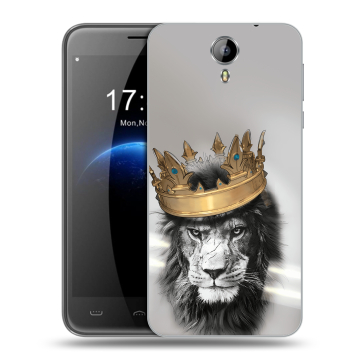 Силиконовый чехол на Homtom HT3 с принтом Лев с короной Силиконовый чехол на Homtom HT3 с принтом Лев с короной