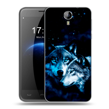 Силиконовый чехол на Homtom HT3 с принтом Волки Силиконовый чехол на Homtom HT3 с принтом Волки