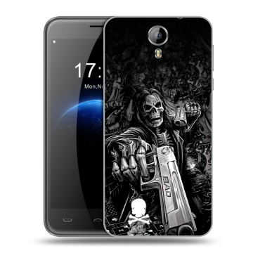 Силиконовый чехол на Homtom HT3 с принтом Скелет Силиконовый чехол на Homtom HT3 с принтом Скелет