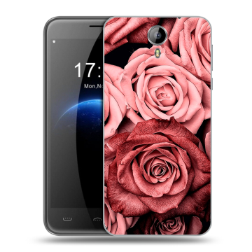 Силиконовый чехол на Homtom HT3 с принтом Цветы розы Силиконовый чехол на Homtom HT3 с принтом Цветы розы